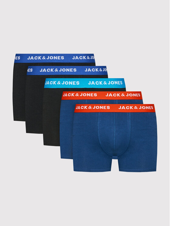 Jack&Jones 5 bokseršortu pāru komplekts Lee 12144536 Daudzkrāsains