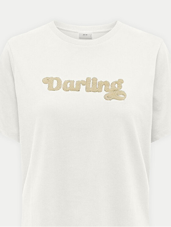 JDY JDY Футболка Felisa 15300408 Écru Regular Fit