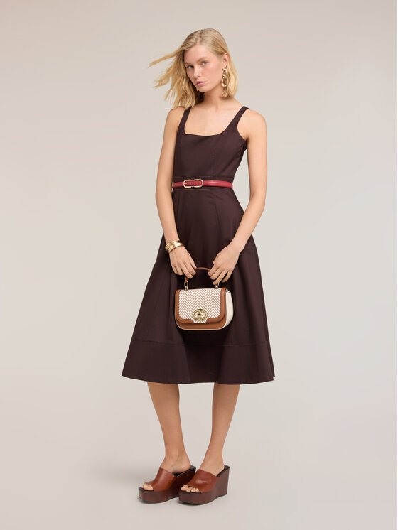 Motivi Motivi Vestito da giorno 7033Q003567N022 Marrone A-Line Fit