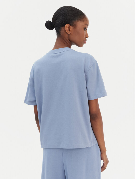 Tommy Hilfiger Tommy Hilfiger T-krekls Script WW0WW47819 Zils Regular Fit