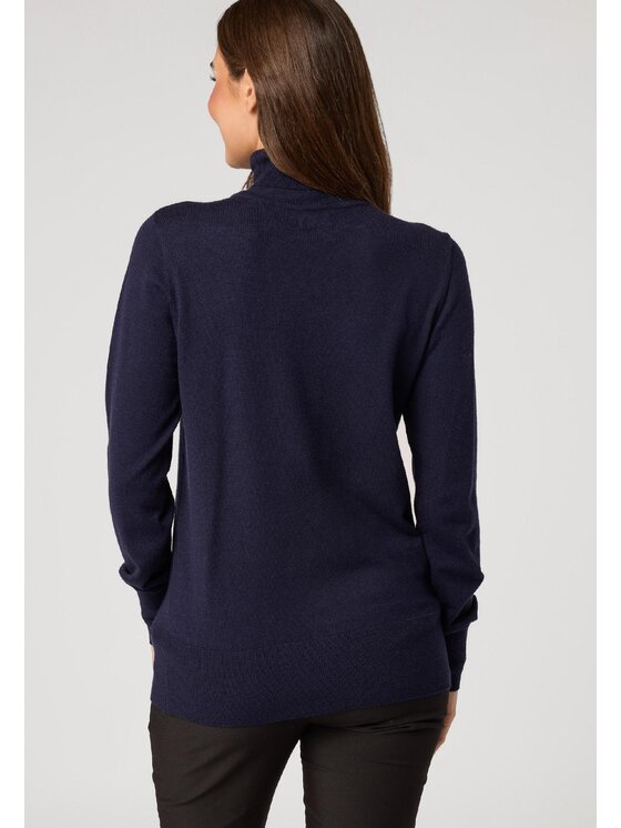 QUIOSQUE QUIOSQUE Sweter Quiosque 6VS001802 Granatowy Regular Fit