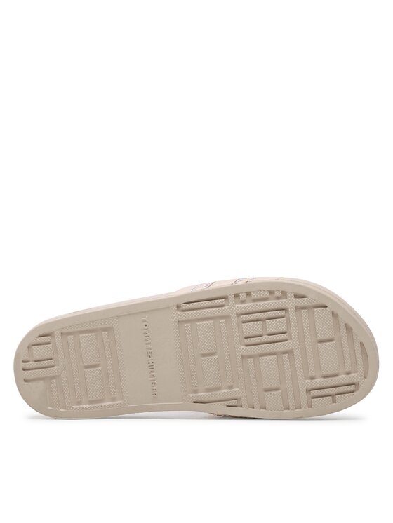 Tommy Hilfiger Tommy Hilfiger Natikače Webbing Slide FW0FW07153 Bež