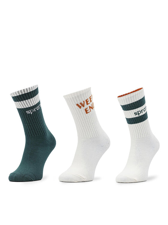 Sprandi Sprandi Lange Socken 0KB-004-AW22 (3-pack) r.32/35 Beige