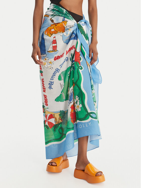 Seafolly Pareo Viva Vacation 55675-SG Albastru celest