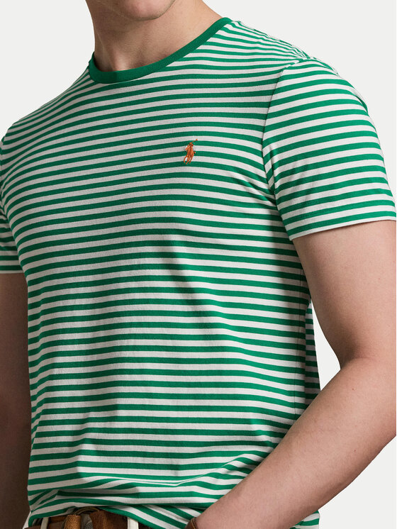 Polo Ralph Lauren Polo Ralph Lauren T-Shirt 710956828500 Zielony Slim Fit