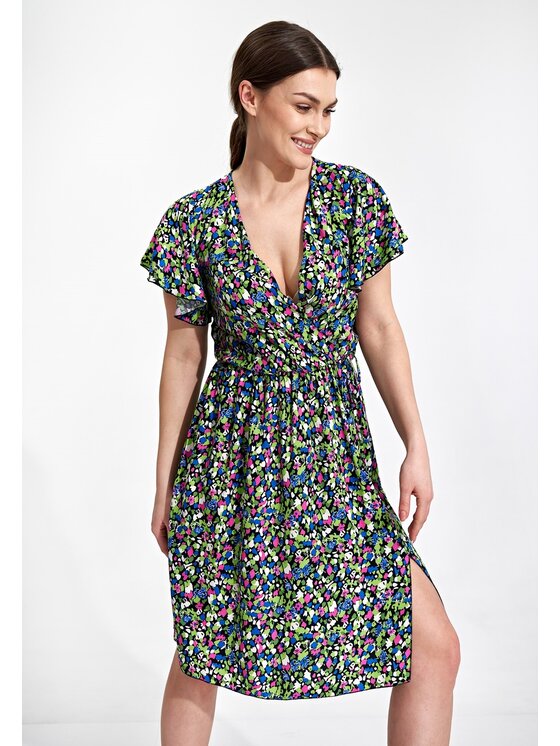 FIGL FIGL Šaty M873 Barevná Regular Fit