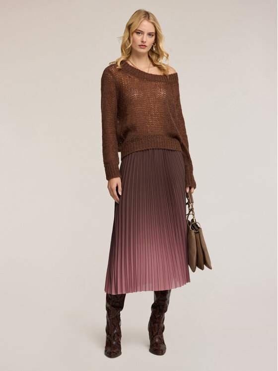 Motivi Motivi Cardigan M514W103678N022 Marrone Over Fit