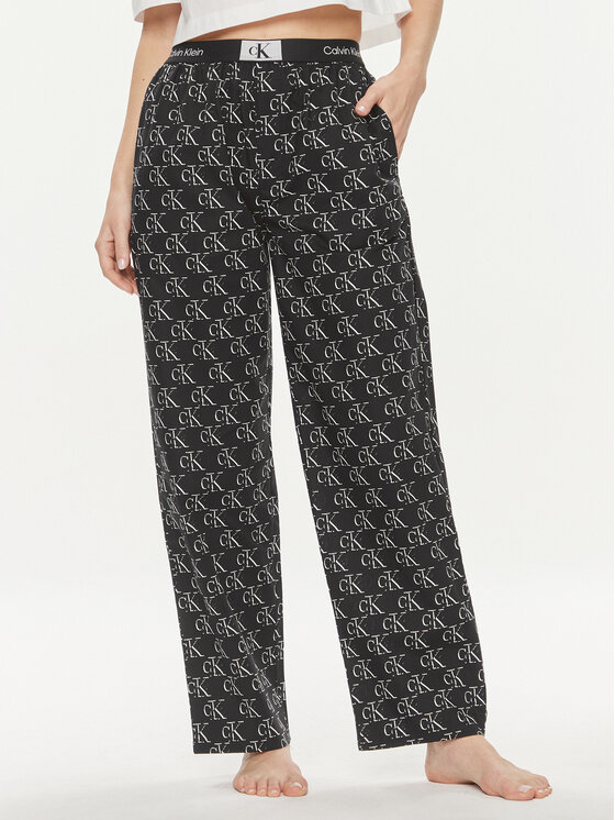 Calvin Klein Underwear Pantaloni pijama 000QS6973E Negru Regular Fit