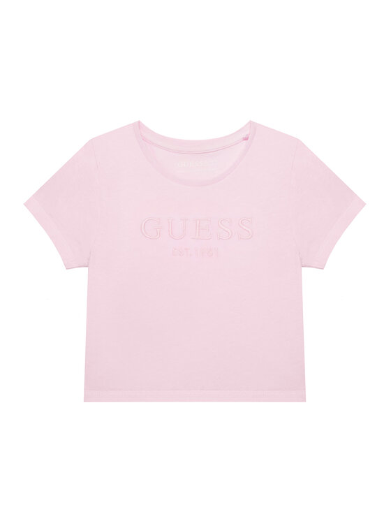 Guess Guess T-shirt J6GI17 K8HM4 Ružičasta Regular Fit