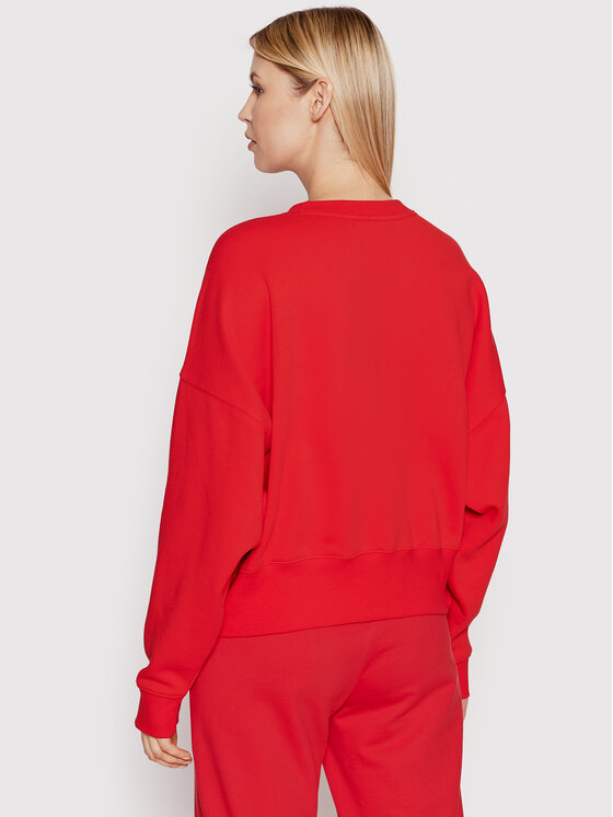 Felpa adicolor Essentials Fleece HF7479 Rosso