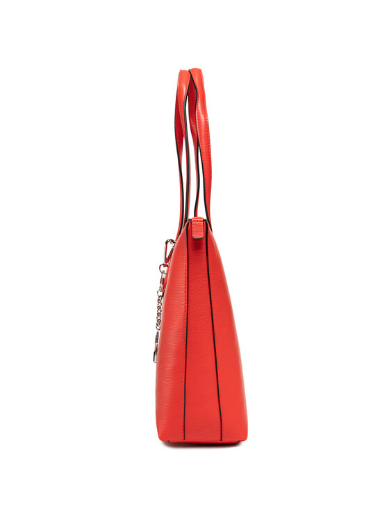 Borsetta Shopper Md Wave Saffiano K60K608137 Rosso...
