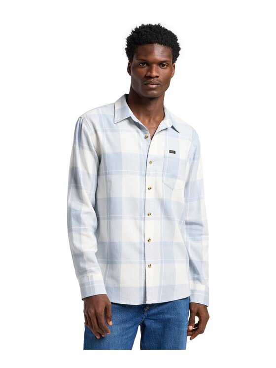 Lee Lee Koszula 112364144 Niebieski Regular Fit
