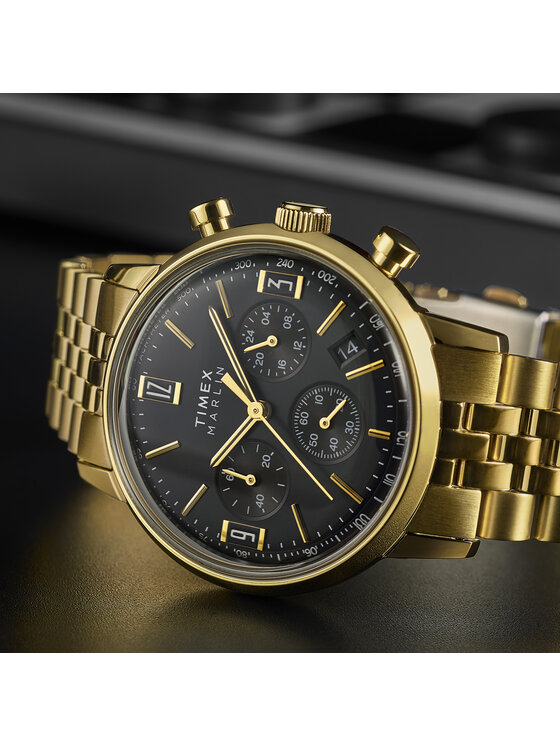 Timex Timex Ρολόι TW2W59900 Χρυσό