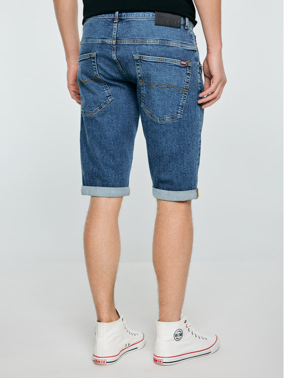 BIG STAR BIG STAR Kurtka jeansowa CONNER Granatowy Regular Fit
