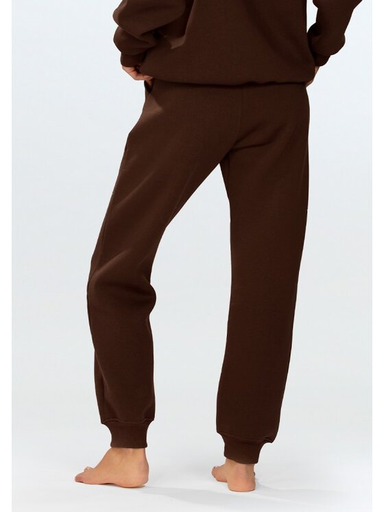 DKaren Sport DKaren Sport Spodnie dresowe Rehema Brązowy Relaxed Fit