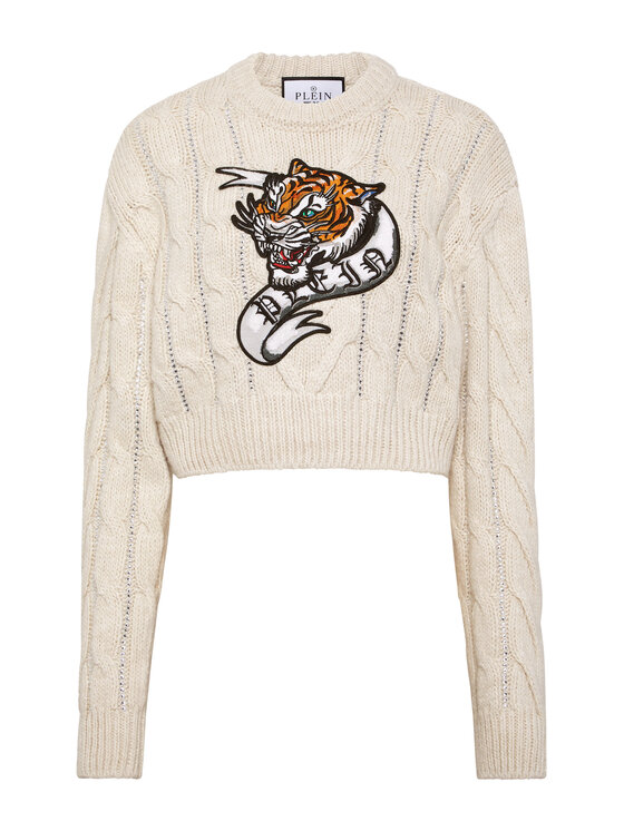 PHILIPP PLEIN PHILIPP PLEIN S dlouhým rukávem 14857 Bílá Regular Fit