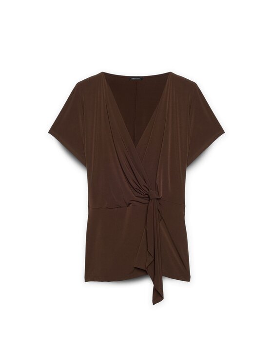 Fiorella Rubino Fiorella Rubino T-Shirt G447L208801N032 Brązowy Slim Fit