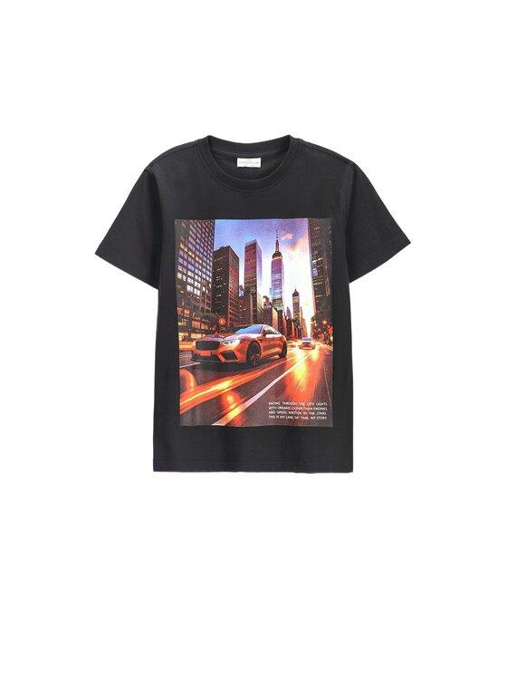 Coccodrillo Coccodrillo T-Shirt ZC6143224VBB-021 Czarny Regular Fit
