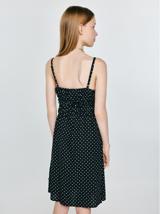 BIG STAR BIG STAR Sukienka letnia MIRCESI Czarny A-Line Fit