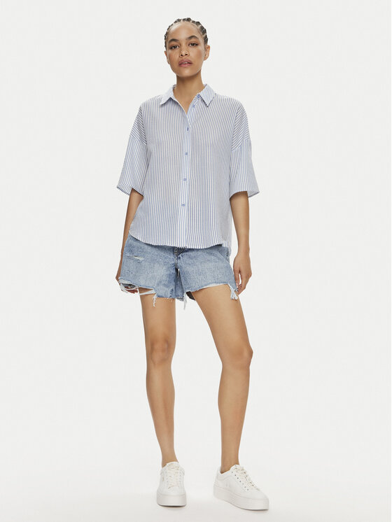 Noisy May Noisy May Πουκάμισο 27029914 Μπλε Oversize