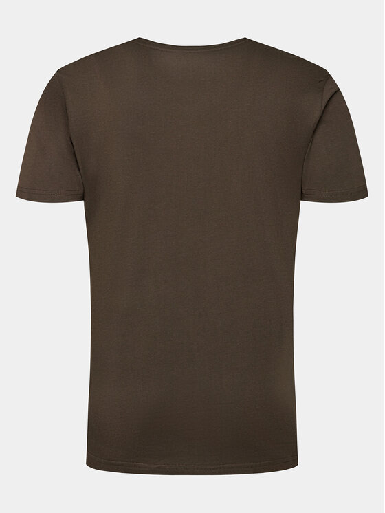 Alpha Industries Alpha Industries T-Shirt Basic 100501 Zielony Regular Fit