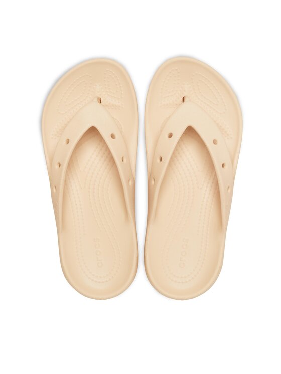 Crocs Crocs Šlepetės per pirštą Classic Flip V 209402 Smėlio