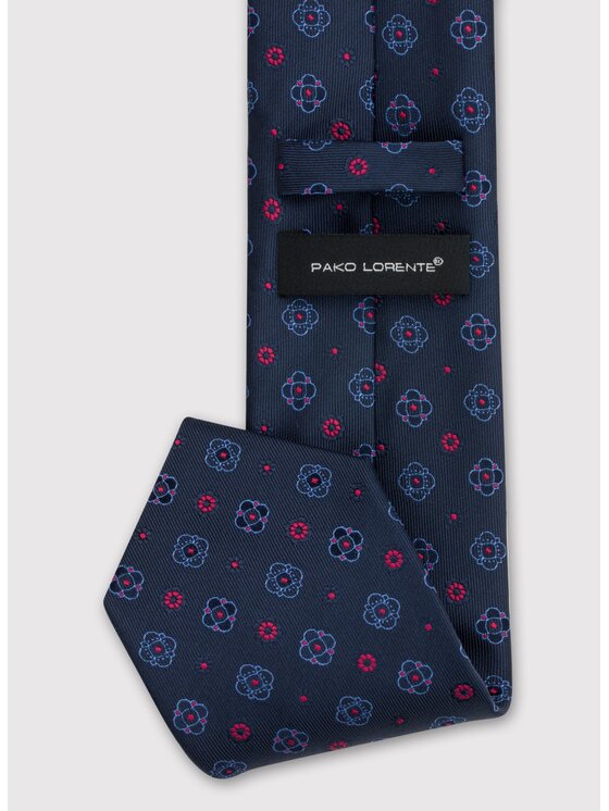 Pako Lorente Pako Lorente Krawat P24SF-KX-016 Granatowy