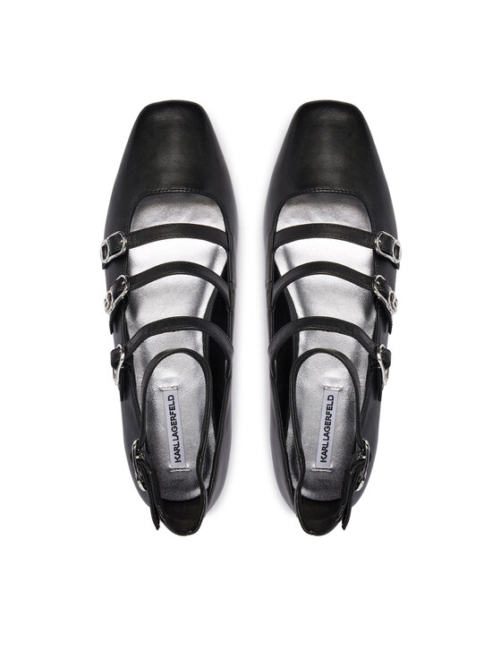 KARL LAGERFELD KARL LAGERFELD Baleríny Konnie KL40195 Černá