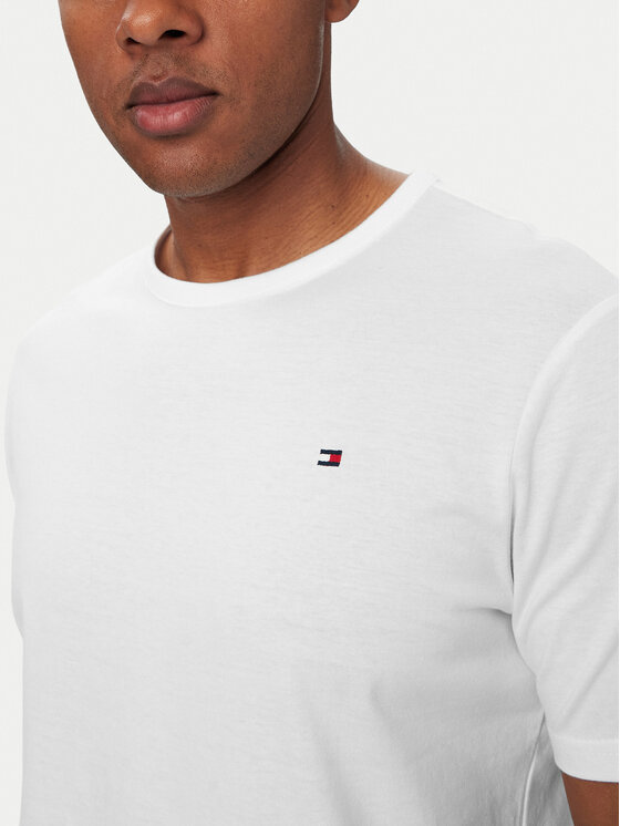 Tommy Hilfiger Tommy Hilfiger Σετ t-shirts 3P Ss Tee UM0UM03870 Κρεμ Regular Fit