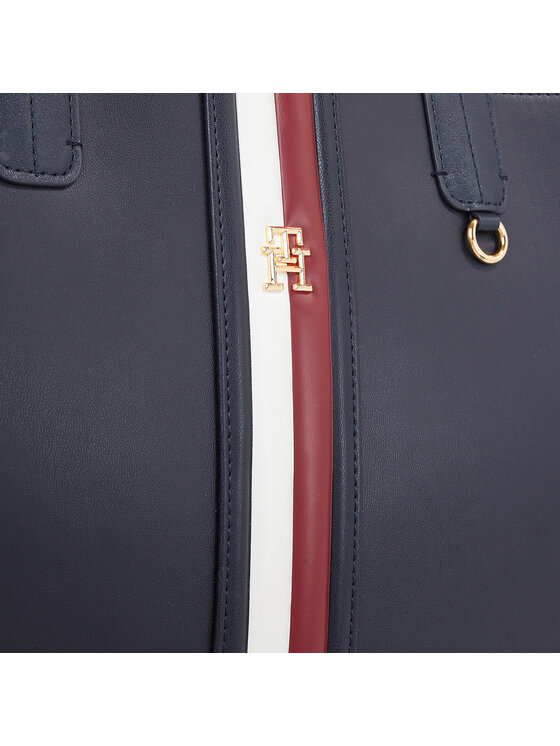 Tommy Hilfiger Tommy Hilfiger Soma Iconic Tommy Tote Puffy AW0AW15881 Zils
