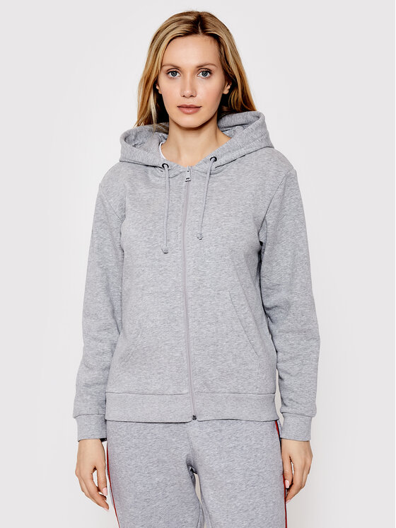 Brave Soul Mikina LSS-69AMALI Sivá Regular Fit