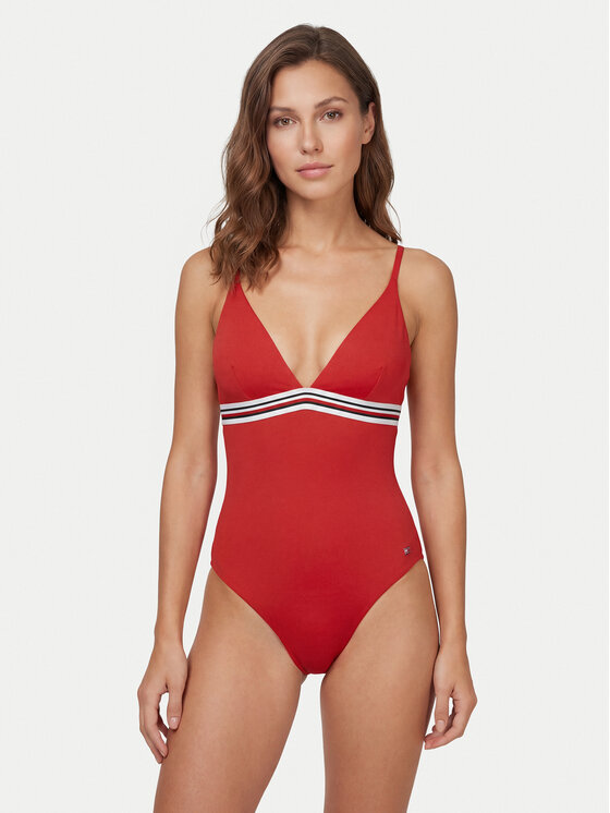 Tommy Hilfiger Tommy Hilfiger Costum de baie UW0UW06357 Roșu
