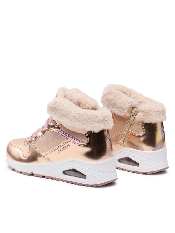 Skechers Skechers Sneakersy Uno Cozy On Air 310518L/RSGD Złoty