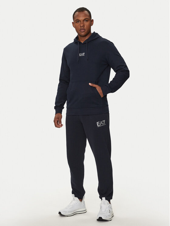 EA7 Emporio Armani EA7 Emporio Armani Majica dugih rukava 8NPM32 PJVRZ 0562 Tamnoplava Regular Fit