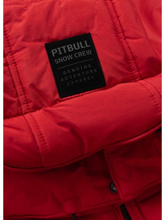 PITBULL PITBULL Kurtka zimowa PIEDMONT Czerwony Regular Fit