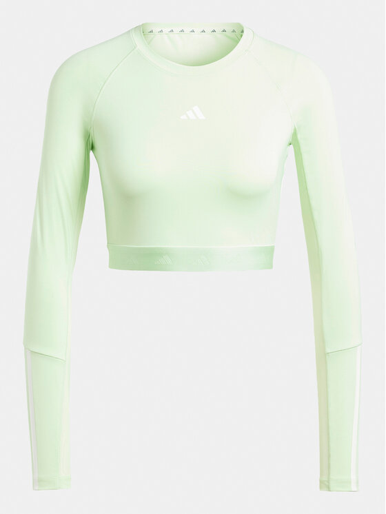 adidas adidas Športna majica Hyperglam Training IN6776 Zelena Slim Fit