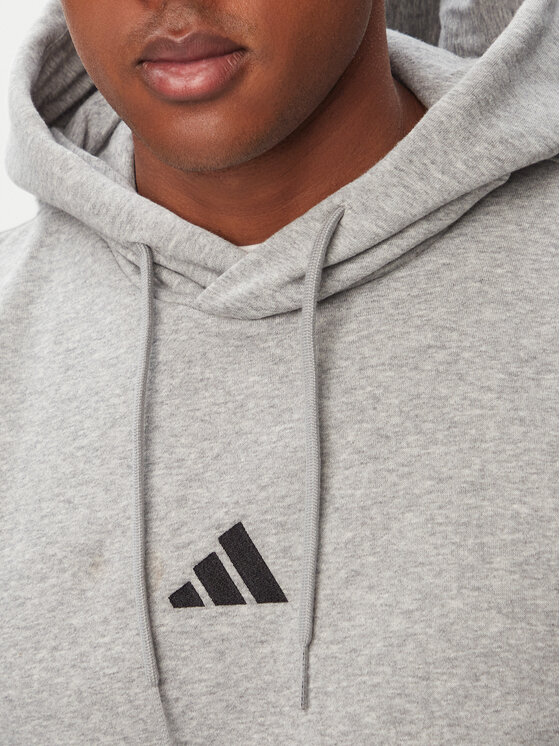 adidas adidas Світшот Essentials Feelcozy JE3809 Світло-сірий Regular Fit