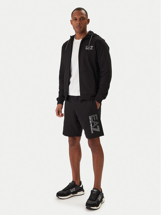 EA7 Emporio Armani EA7 Emporio Armani Bluză 7M001314 AF13512 Negru Regular Fit