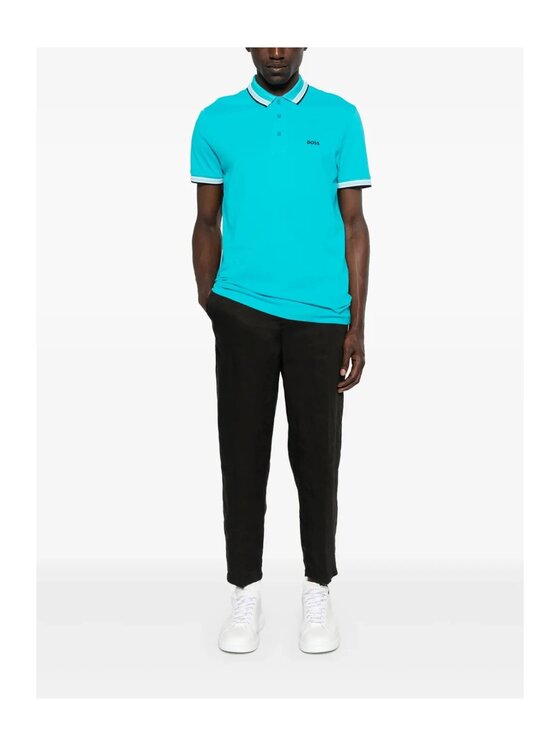 BOSS BOSS Polo 50469055-452 Niebieski Regular Fit