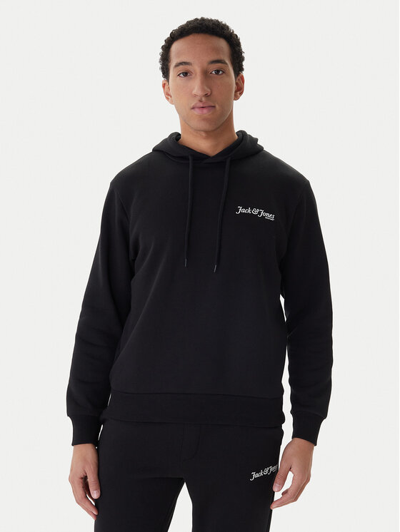 Jack & Jones Jack & Jones Tepláková souprava Yuki 12288292 Černá Relaxed Fit