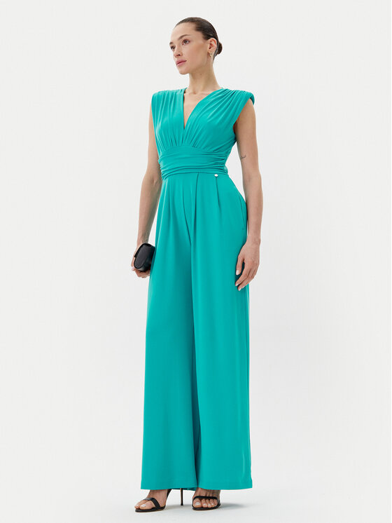 Rinascimento Rinascimento Salopetă CFC0123771003 Verde Regular Fit
