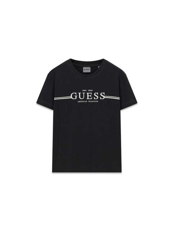 Guess Guess T-Shirt 184878 Czarny Classic Fit
