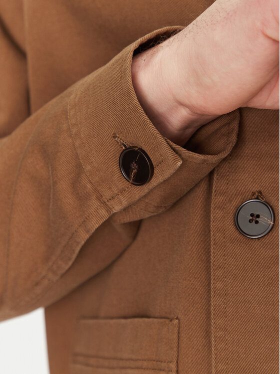 Resteröds Resteröds Koszula 8243 6263 Khaki Regular Fit