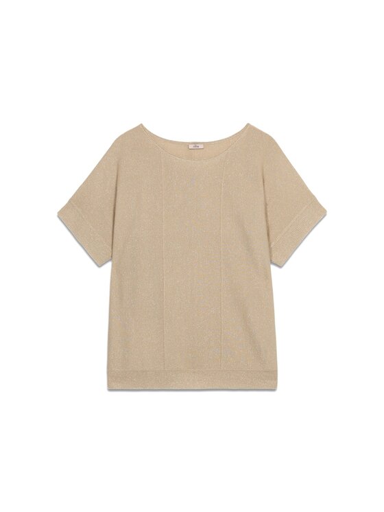 Oltre Oltre Cardigan M163E001817N0R2 Écru Over Fit