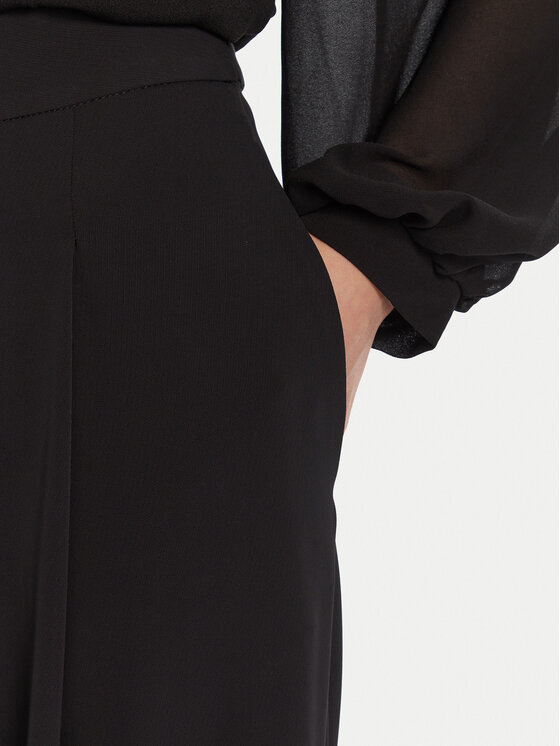 Rinascimento Rinascimento Παντελόνι Palazzo CFC0125495003 Μαύρο Wide Leg