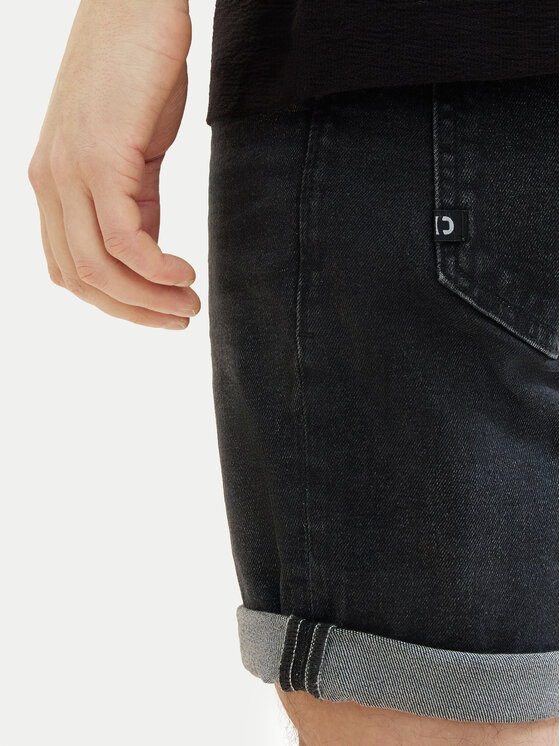 Tom Tailor Denim Tom Tailor Denim Джинсові шорти 1040209 Сірий Regular Fit