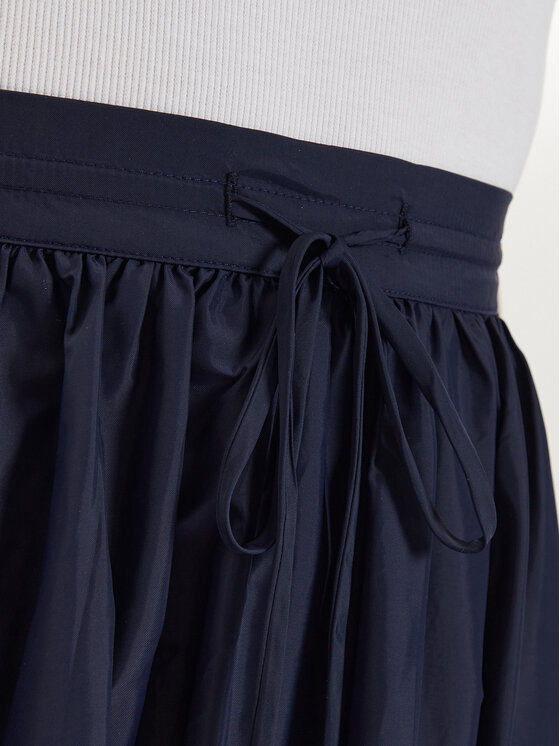 STAUD STAUD Trapecijos formos sijonas Eden R24P6106TN Tamsiai mėlyna Regular Fit