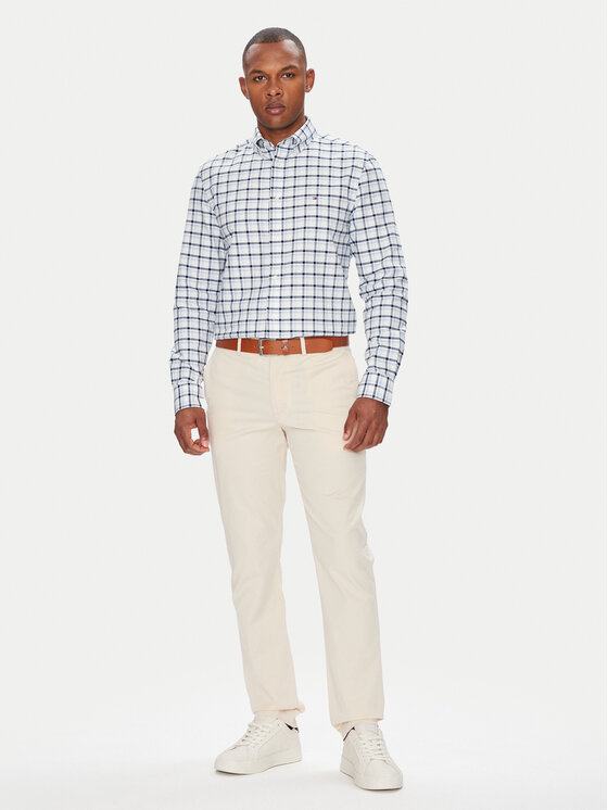 Tommy Hilfiger Tommy Hilfiger Koszula Heritage Oxford MW0MW39461 Niebieski Regular Fit