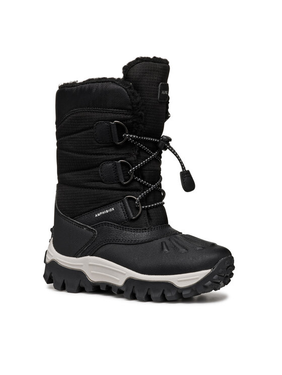 Geox Geox Μπότες Χιονιού J Himalaya Boy B Abx J46FRA 0FU50 C9999 D Μαύρο