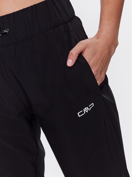 CMP CMP Spodnie dresowe 3C83176 Czarny Regular Fit